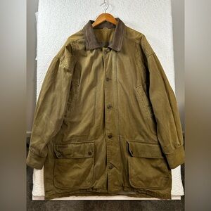 Vintage New River Upstream Mens Field Game Hunting Jacket with Graphic Lining XL